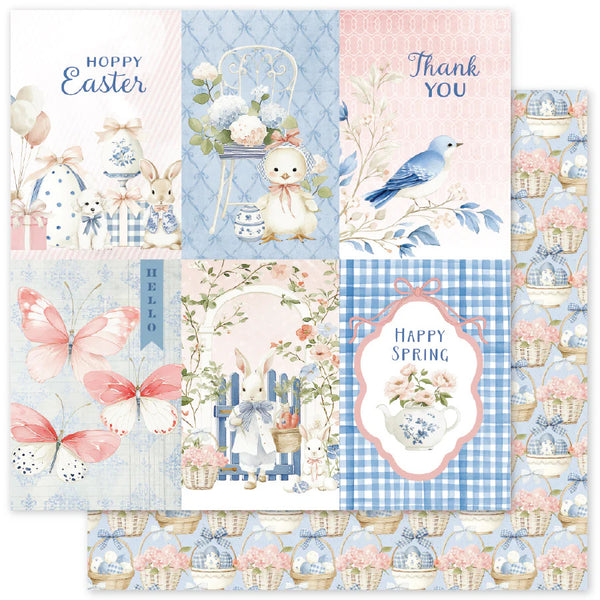 Paper Rose, 12"x12" Paper Cardstock, Primrose Garden - E (36055)