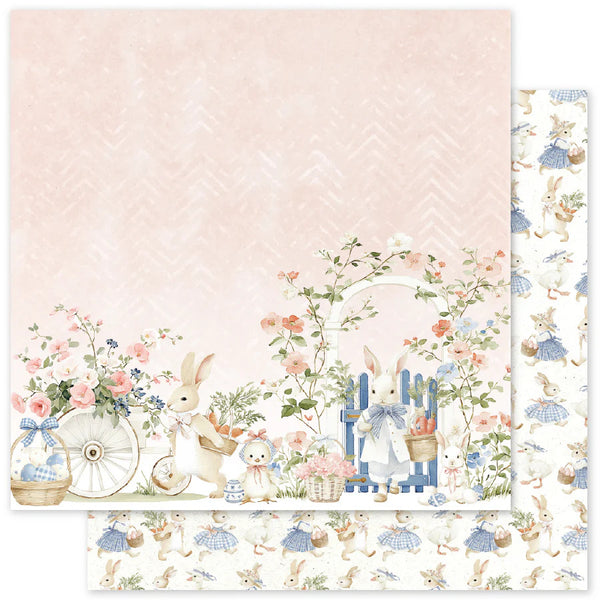 Paper Rose, 12"x12" Paper Cardstock, Primrose Garden - F (36058)