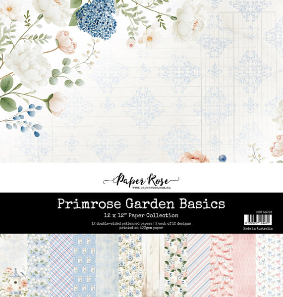 Paper Rose, 12X12 Paper Collection, Primrose Garden Basics (36073)