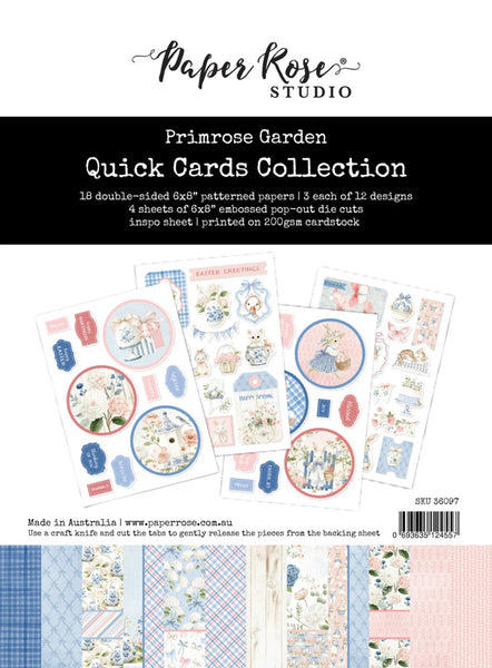 Paper Rose, 6x8 Quick Cards Kit, Primrose Garden (36097)