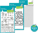 Lawn Fawn, Stamps, Dies & Coloring Stencil Bundle, Mice Tools (LF4065, LF4066 & LF4067)