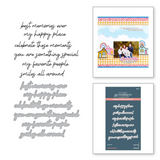 Spellbinders, Press Plate & Die Set from the Storytelling, Family Sentiments (BP-173)