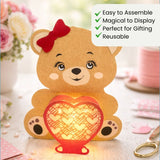CrafTreat DIY Paper Lanterns, Teddy with Heart