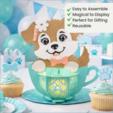 CrafTreat DIY Paper Lanterns, Pup in a Cup