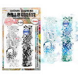 AALL And Create A6 #TP-1341 Photopolymer Clear Stamp Set, Bee Geometry by Autour De Mwa & Co.