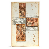 AALL And Create A6 #TP-1341 Photopolymer Clear Stamp Set, Bee Geometry by Autour De Mwa & Co.