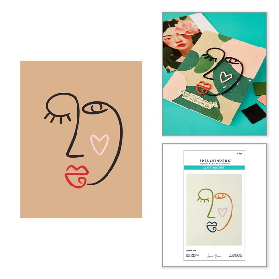 Spellbinders, Etched Dies by Jaycee Gaspar, Line of Being (S5-729)