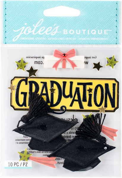 Jolee's Boutique Dimensional Stickers, Graduation