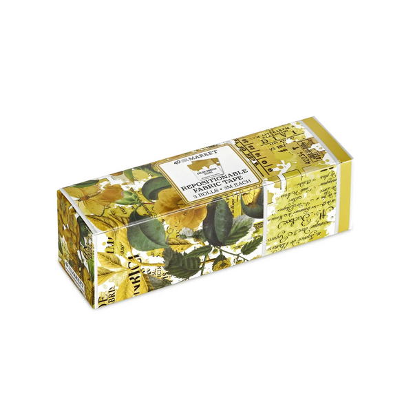 49 And Market, Color Swatch: Ochre Fabric Tape, Assortment (OCS-26931)