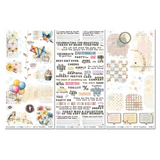 49 And Market Blendable Rub-On Transfer Set 6"X12", Glimmer and Glee (DGG-36114)