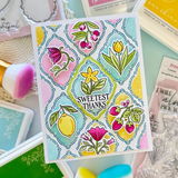 Pinkfresh Studio, Clear Stamp, Dies & Stencil Bundle, Freshly Picked (311225, 311325 & 311425)