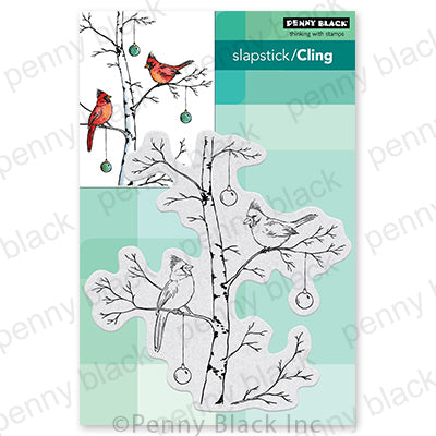 Penny Black, Cling Stamp, Cardinal Pair