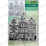 Penny Black Cling Stamps, Christmas Town (40-943)
