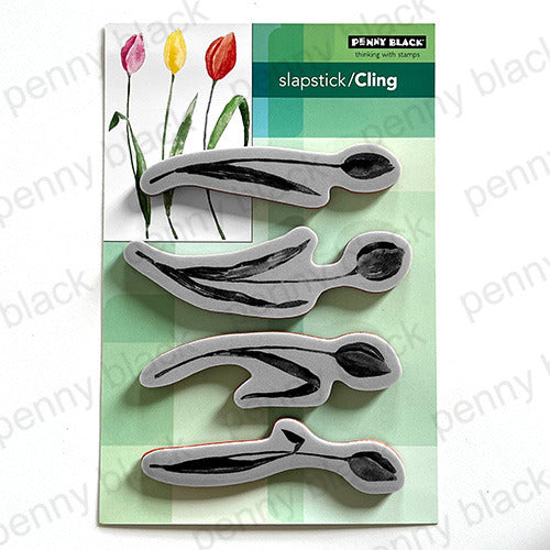 Penny Black Cling Stamps, Slender Tulips (40-955)
