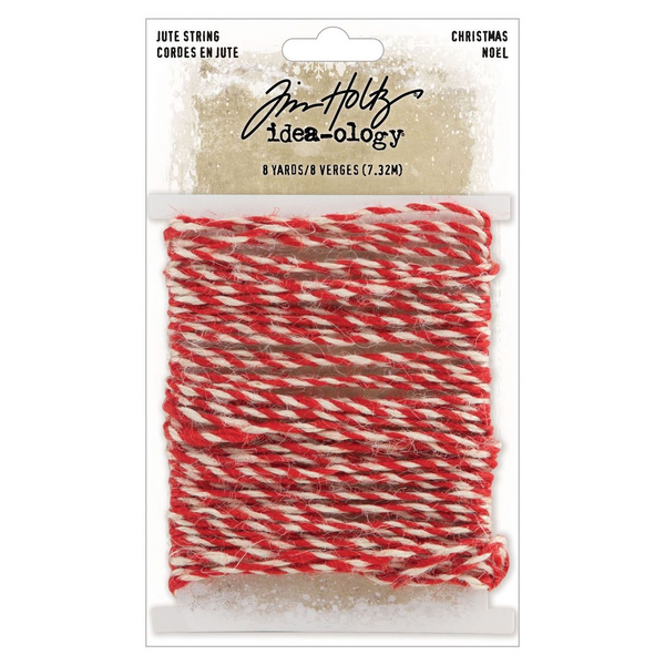 Tim Holtz Idea-Ology, Jute String, Christmas (TH94448)