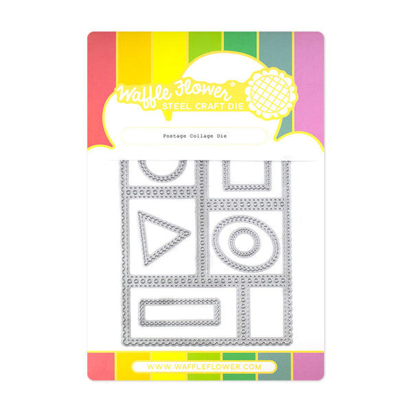 Waffle Flower Steel Craft Die, Postage Collage (#421382)