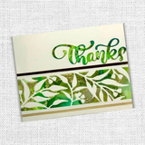 Paper Rose, Dies, Hand Lettered, Thanks (25606)