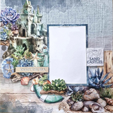3Quarter Designs, Coastal Boardwalk, 12x12 Design Paper & Diecuts Set