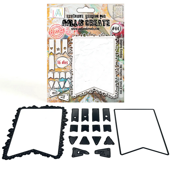 AALL & Create, Die-cutting Die Set, #44, Regency Bunting