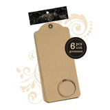 Graphic 45, Staples Large Tag Album, 8.75"X3.875", Kraft (4500626)