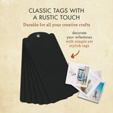 Graphic 45, Staples Large Tag Album, 8.75"X3.875", Black (4500982)