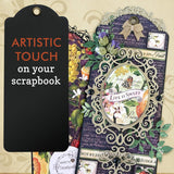 Graphic 45, Staples Large Tag Album, 8.75"X3.875", Black (4500982)