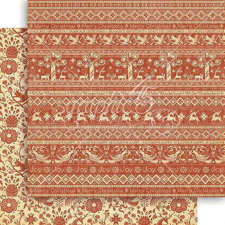 Graphic 45, Winter Wonderland Collection, 12"x12" Double-Sided Cardstock, Scandinavian Sampler