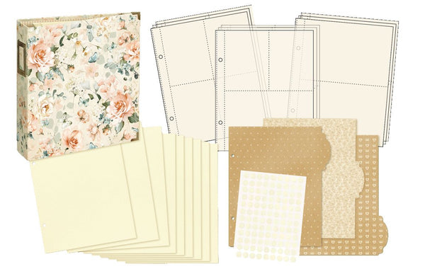 Graphic 45, Binder Album With Pocket Pages, Vintage Rose (4503201)