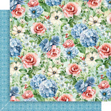 Graphic 45 Season To Celebrate Double-Sided Cardstock 12"X12", Winter Floral (4502945)