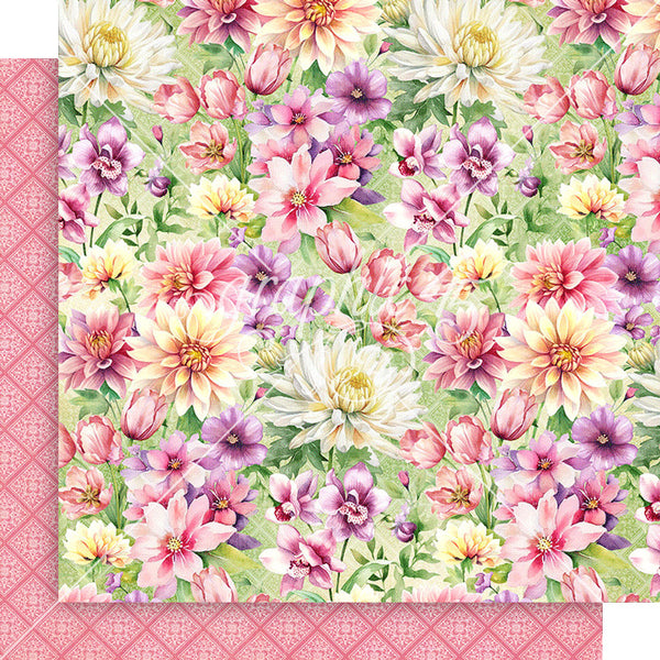 Graphic 45 Season To Celebrate Double-Sided Cardstock 12"X12", Spring Floral (4502947)