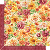 Graphic 45 Season To Celebrate Double-Sided Cardstock 12"X12", Autumn Floral (4502951)