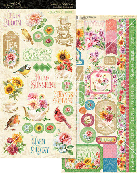 Graphic 45 Sticker Set, Season To Celebrate (4502955)