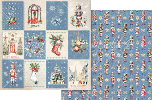 Graphic 45, Deck The Halls, Double-Sided Cardstock 12"X12", Nutcracker Parade (4503084)