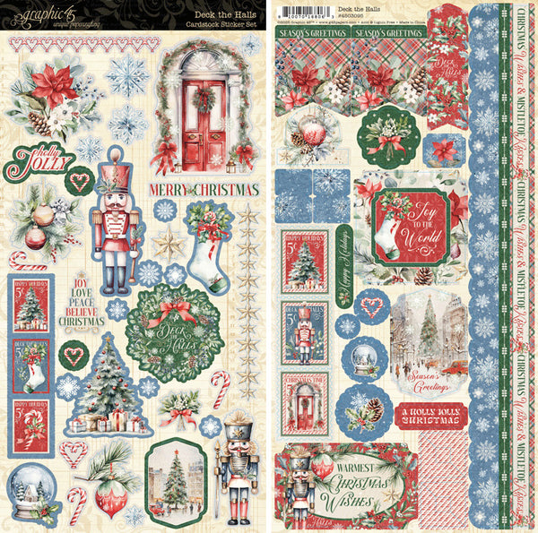Graphic 45, Sticker Set, Deck the Halls (4503095)