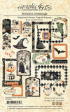 Graphic 45, Tags & Frames, BOOtiful Greetings Chipboard Pieces (4503303)