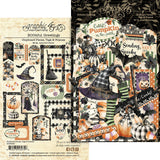 Graphic 45, Tags & Frames, BOOtiful Greetings Chipboard Pieces (4503303)