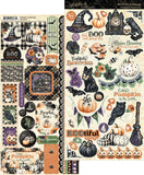 Graphic 45, Sticker Set, BOOtiful Greetings (4503305)