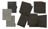 Graphic 45, Check Binder Album with Interactive Pages, Black (4503316)