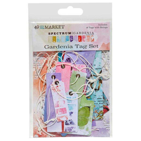 49 & Market, Spectrum Gardenia Collection, Tag Set (SG-23619)