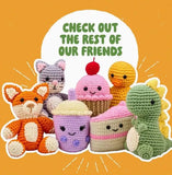 Bucilla, Amigurumi Crochet Kit, 5" Juno the Mushroom (49611E)