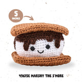 Bucilla, Amigurumi Kit, Crochet Kit, 5" Marshy the S'more