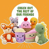 Bucilla, Amigurumi Kit, Crochet Kit, 5" Marshy the S'more