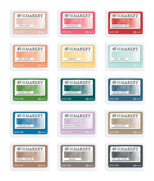 49 And Market Dye Ink Pads/Re-inkers (Assorted Colors)