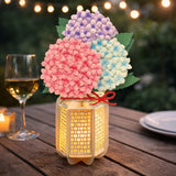CrafTreat DIY Paper Lanterns, Hydrangea Jar