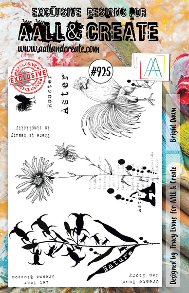 AALL & Create, #925, Bright Dawn, Clear Stamps, Designed by Tracy Evans