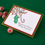 Spellbinders, House Mouse Cling Rubber Stamp, Sweet Twist (RSC-077)