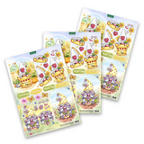 Katy Sue, Die Cut Decoupage, Garden Gnomes (Pack of 12) (11-DCDGGN12)