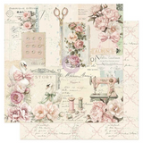 Prima Marketing, Double-Sided Paper Pad 8"X8" 32/Pkg, Buttons & Keepsakes By Frank Garcia (982362)
