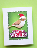 Memory Box Die, Warm Wishes Timeless Script (95003)