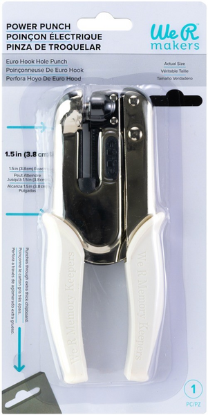 We R Makers, We R Crop-A-Dile Euro Hook Power Punch, 1.5" (71274-9)